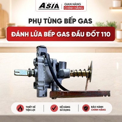 Phụ tùng bếp gas ASIA, đánh lửa bếp gas hồng ngoại cao cấp AKB đầu Đốt 110