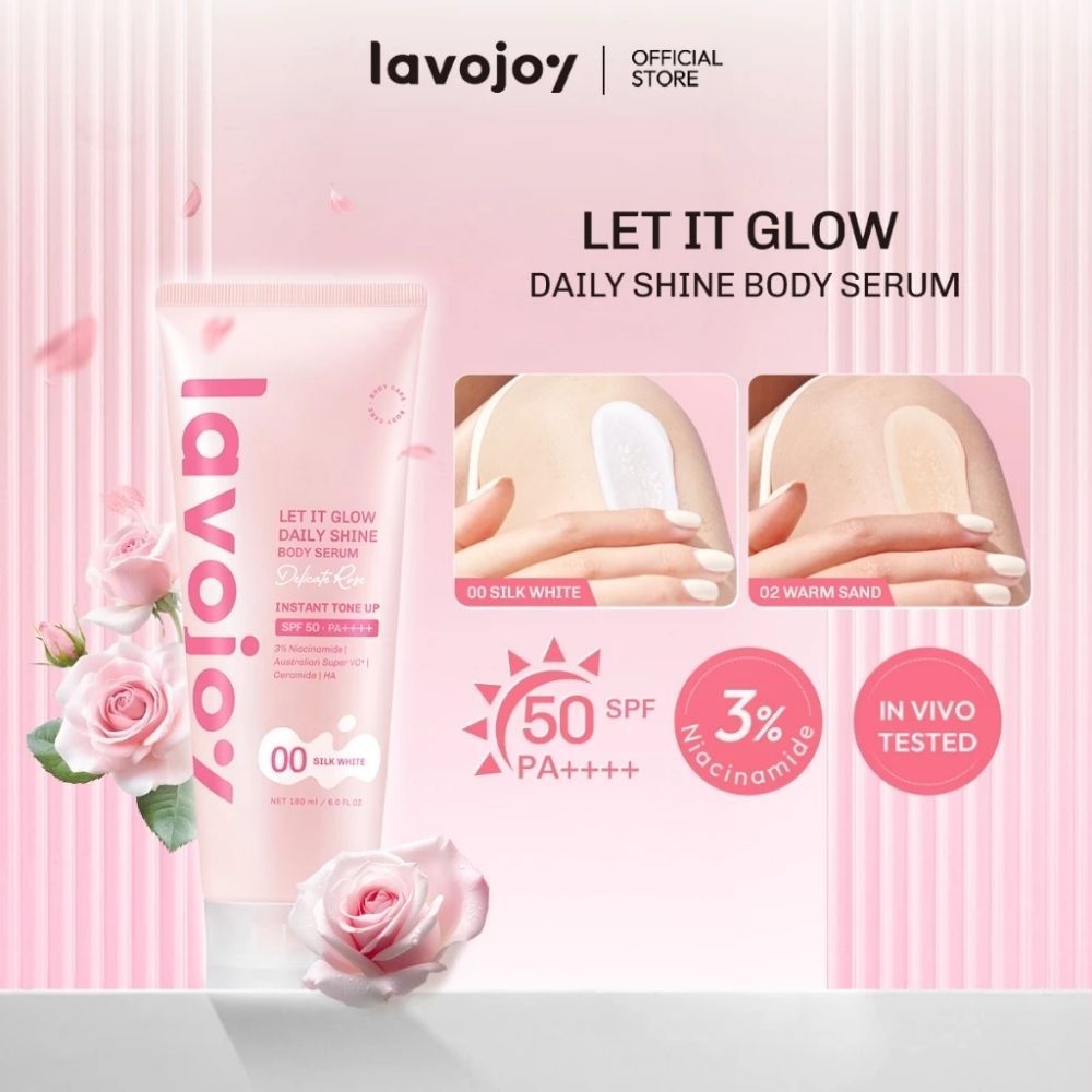 Ảnh 2 của Serum dưỡng thể Lavojoy Let It Glow Daily Shine Body Serum nâng tông, cấp ẩm, dưỡng sáng, 180ml