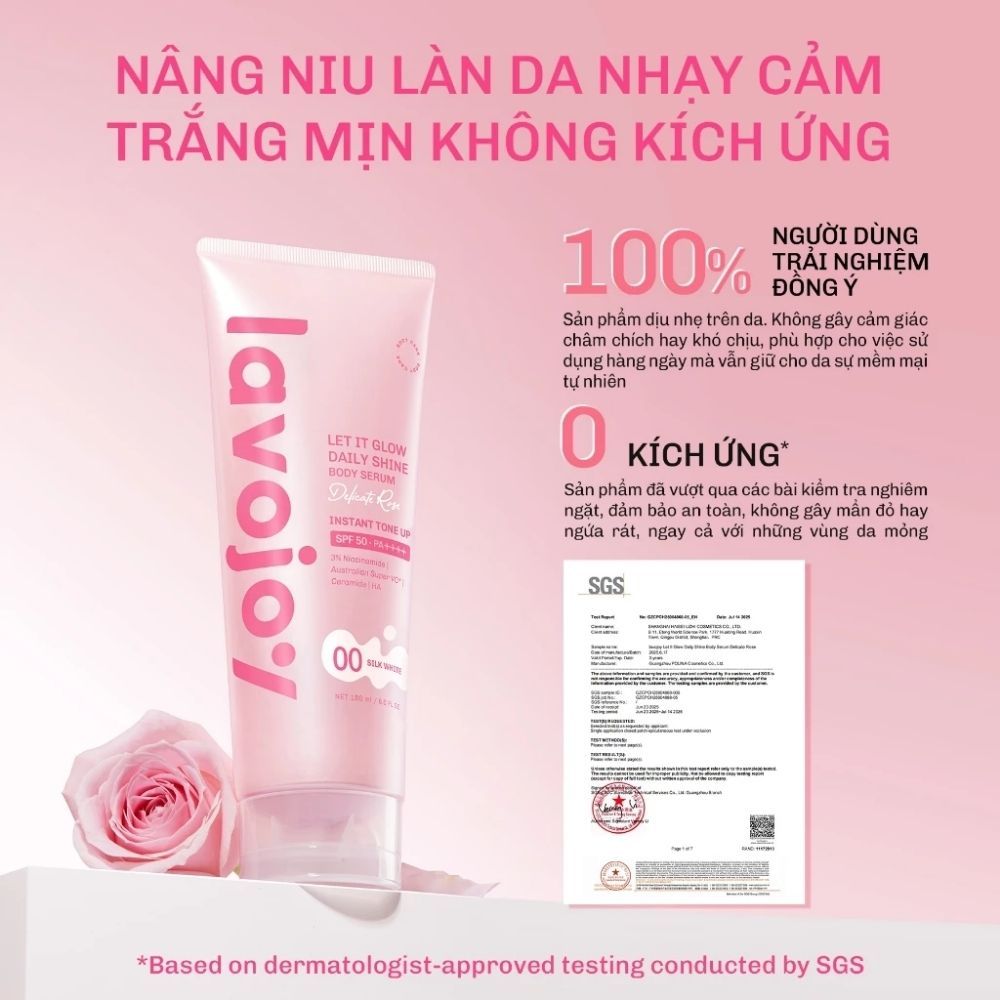 Ảnh 3 của Serum dưỡng thể Lavojoy Let It Glow Daily Shine Body Serum nâng tông, cấp ẩm, dưỡng sáng, 180ml