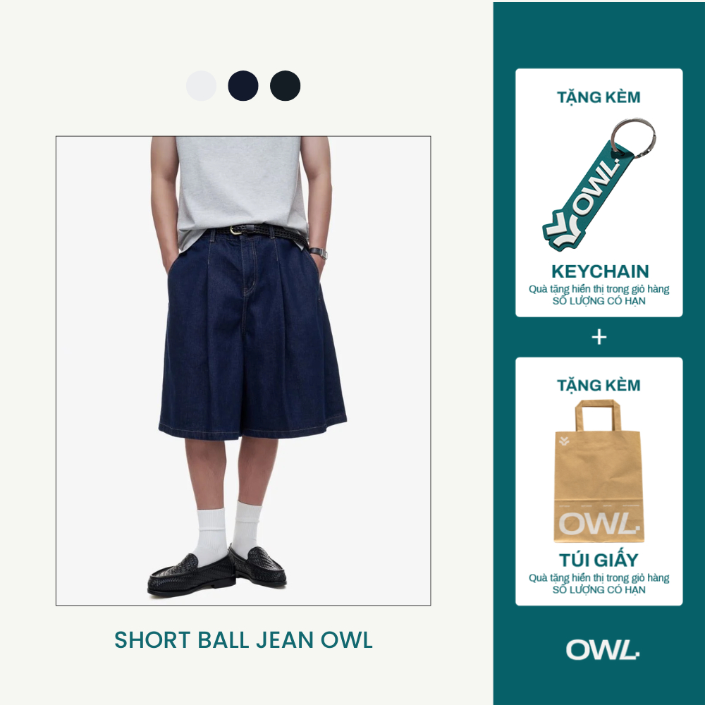 Quần short Owlbrand Ball Denim