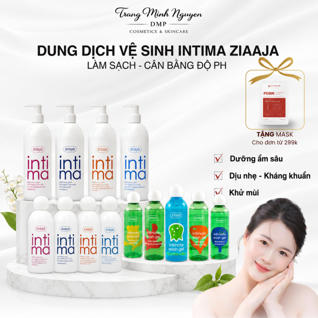 Dung Dịch Vệ Sinh Phụ Nữ Intima ZIAJA 200ml/500ml