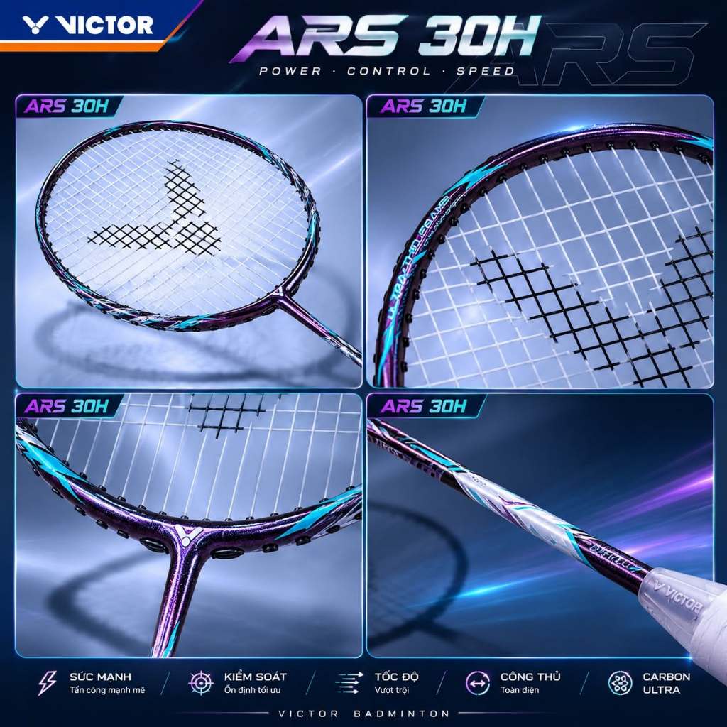 Vợt cầu lông Victor Auraspeed 30H chính hãng [INBOX TƯ VẤN CĂNG CƯỚC]