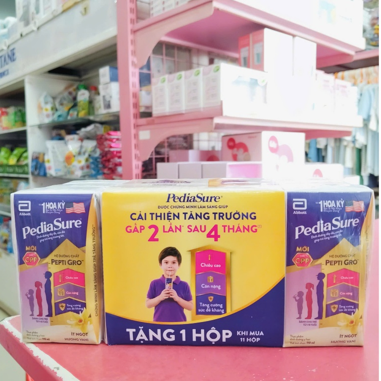SỮA NƯỚC PHA SẴN PEDIASURE 110ML HƯƠNG VANI