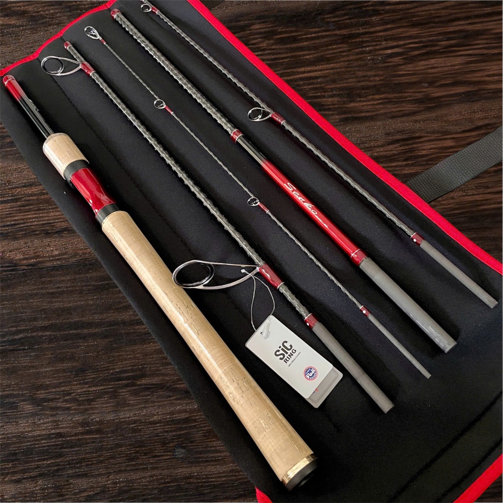 [ Mẫu Mới ] Cần Lure ika Senko 5 khúc,khoen fuji Sic chân cao,có chấm định hình,độ cứng M