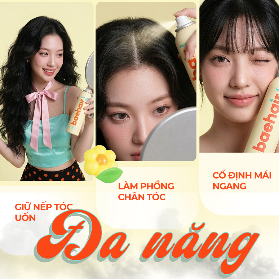 Gôm mềm, tạo phồng tự nhiên Baehair Booster 250ml giúp phồng tóc, giữ nếp uốn & không gây bết cứng tóc | BigBuy360 - bigbuy360.vn
