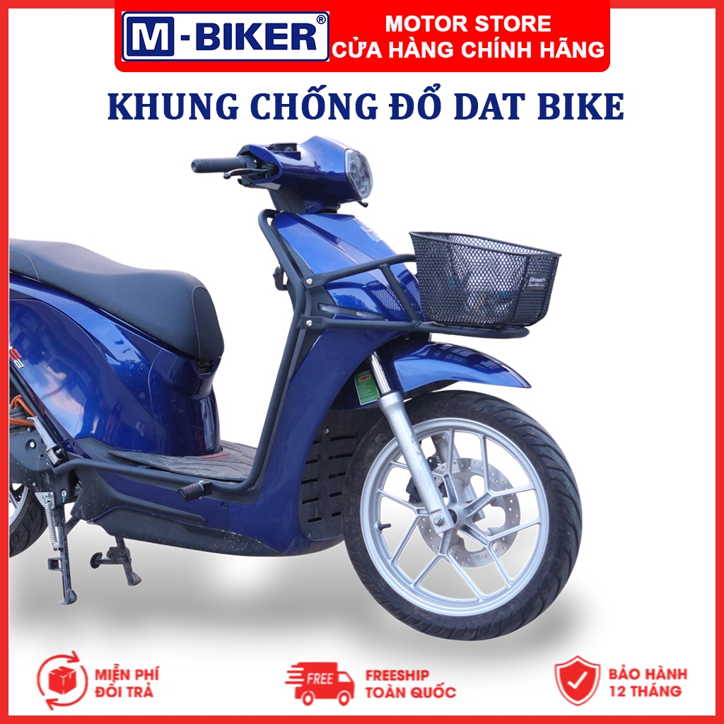 Chống đổ Dat Bike, Khung chống đổ Dat Bike, Chống đổ quây kèm giỏ cho Dat Bike | M-Biker