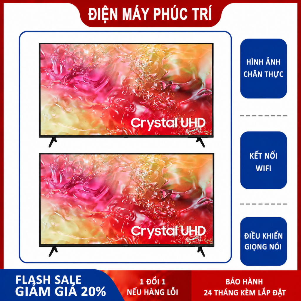 Smart Tivi Samsung 4K 50 Inch 50DU7700