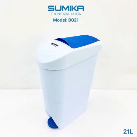 THÙNG RÁC NHỰA 21 LÍT MODEL B021 – DUNG TÍCH 21L