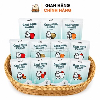 Pate NEKKO/ PetQ sữa dê cho mèo gói 70gr