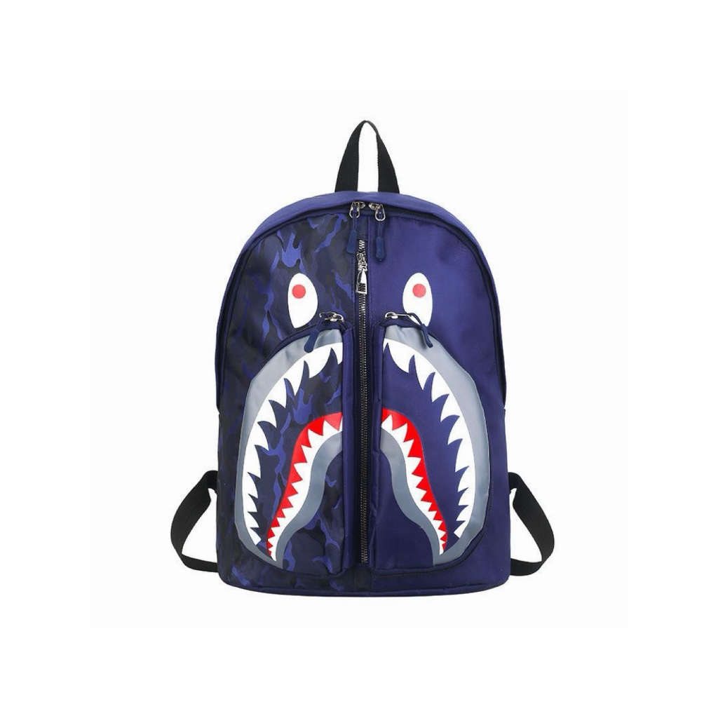 [ HÀNG ORDER ] balo hình cá mập Bape boy phố