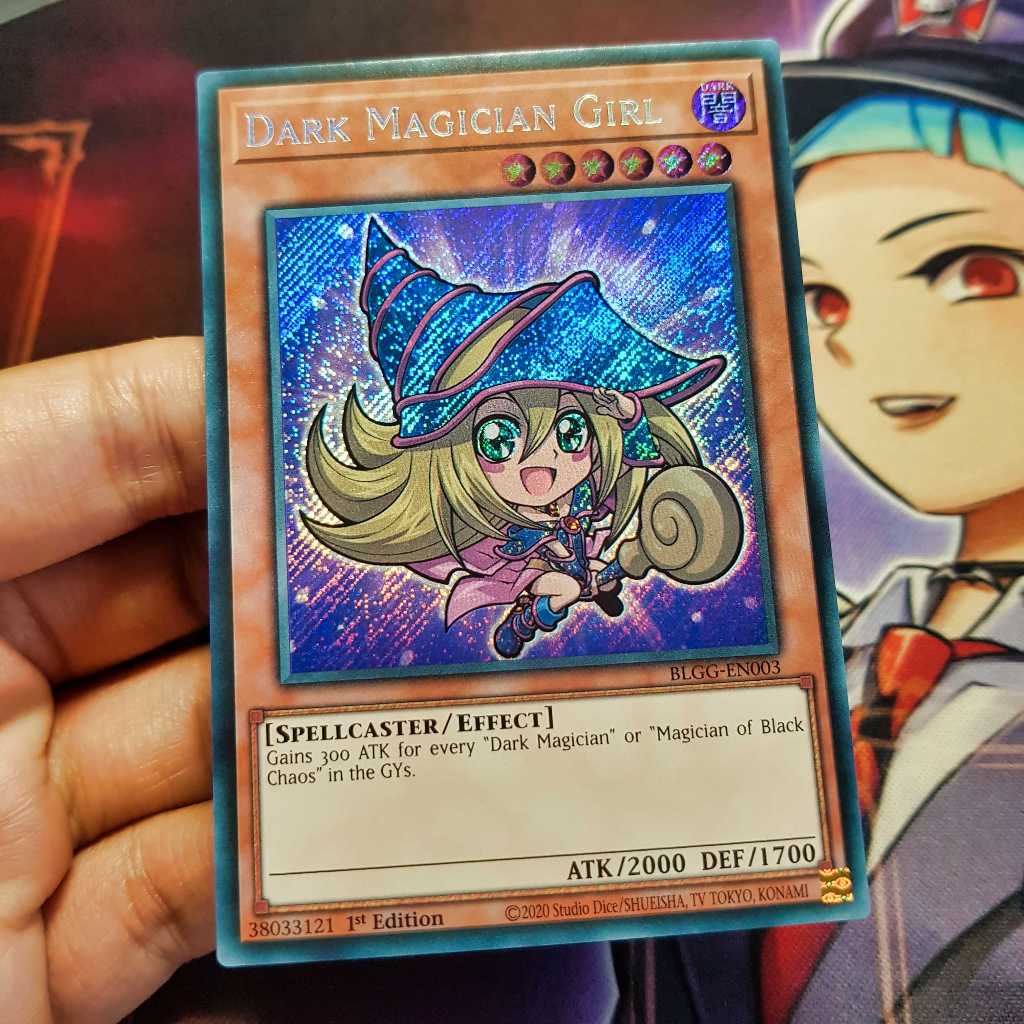 Thẻ bài Yugioh chính hãng | Dark Magician Girl | BLGG Secret Rare.
