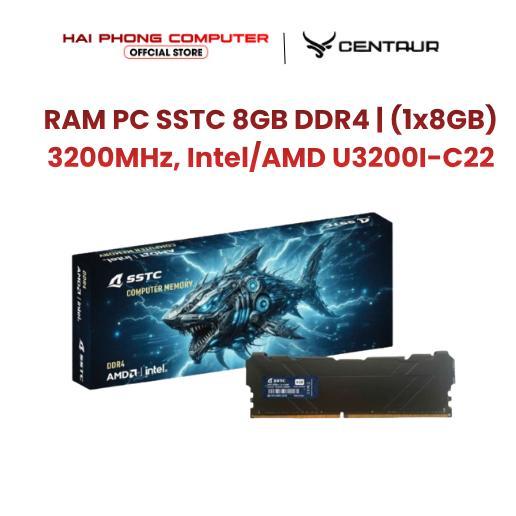 RAM PC SSTC 8GB DDR4 | (1x8GB), 3200MHz, Intel/AMD U3200I-C22