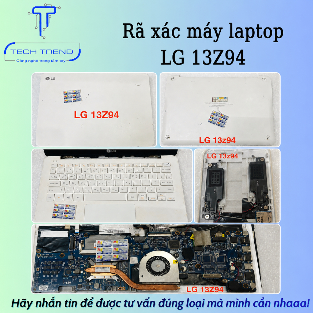 Rã xác máy laptop LG 13Z94