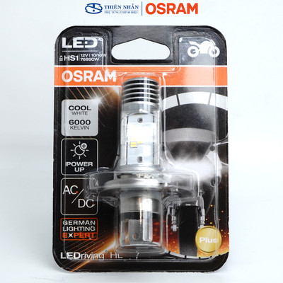 Bóng đèn LED OSRAM HS1 Plus Wave RS, Future 125, Vision, Air Blade 125, Exciter 135/150, Nouvo LX tăng sáng trắng 7685CW