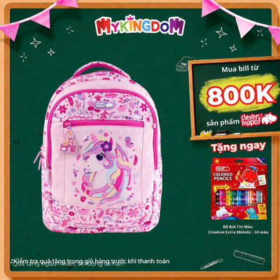 Ba Lô Đi Học, Đi Chơi ActiveGo Magic Unicorn CLEVER HIPPO BM0128/PINK