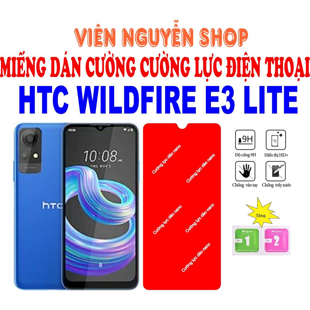 Kính cường lực dẻo cho điện thoại HTC WILDFIRE E3 LITE