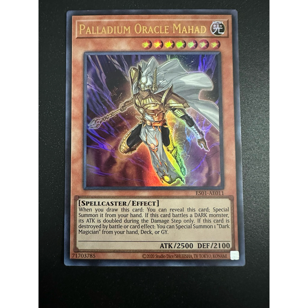 Thẻ bài Yugioh AE Palladium Oracle Mahad ES01-AE011 Ultra Rare