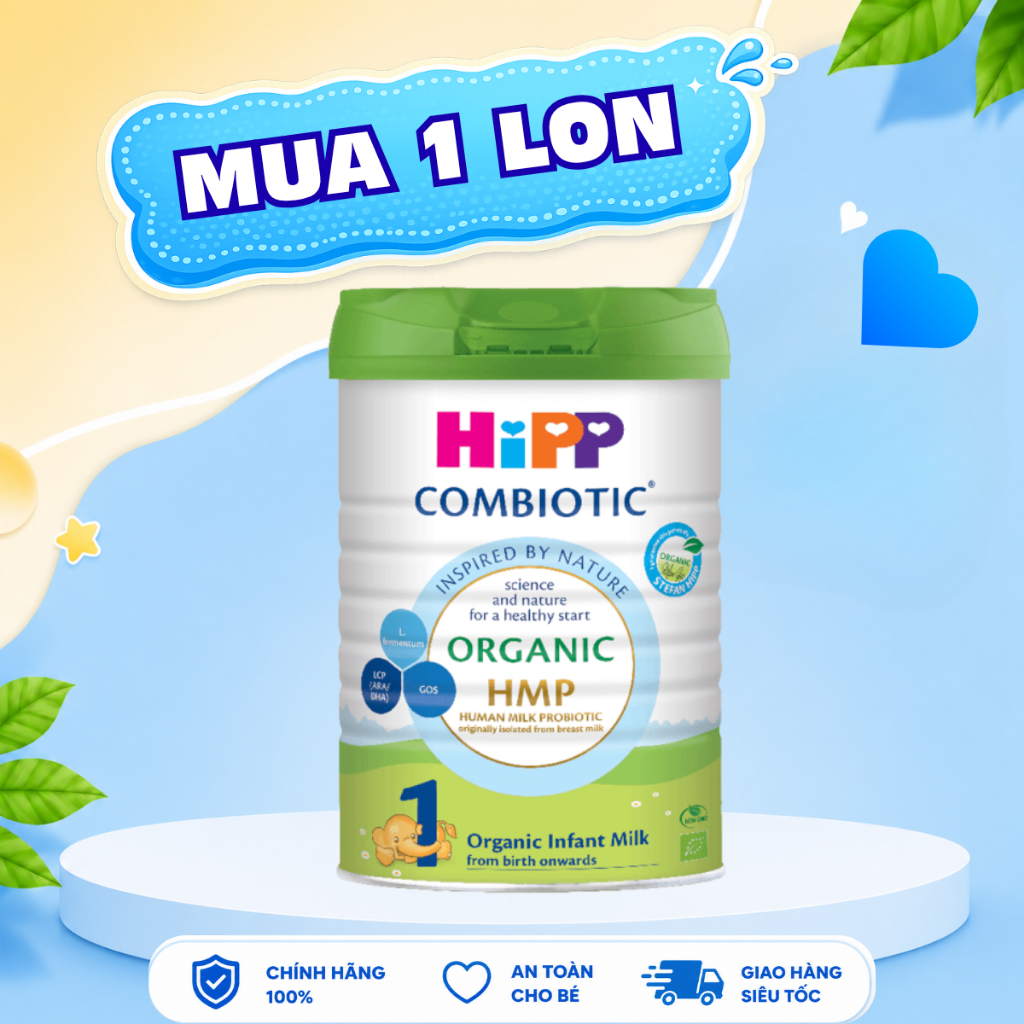 Sữa Bột Công Thức Hipp Organic 1 2 3 4  Cho Bé 350- 800gr