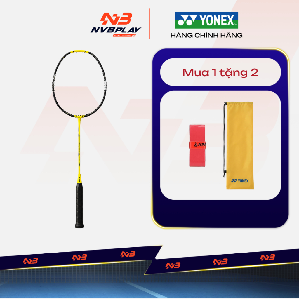[CHÍNH HÃNG] Vợt Cầu Lông Yonex Nanoflare 1000 Play Lightning Yellow (Chưa Căng Dây)