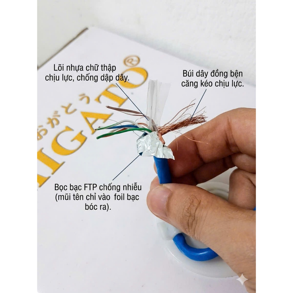 Thùng dây mạng Cat6 305m