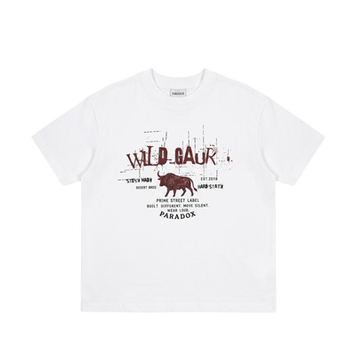 Áo thun form Boxy WILD GAUR TEE Cotton PARADOX AT6P0514