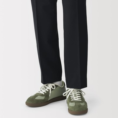 [26AW] MUJI Giày Sneaker Nam Phối 2 Chất Liệu
