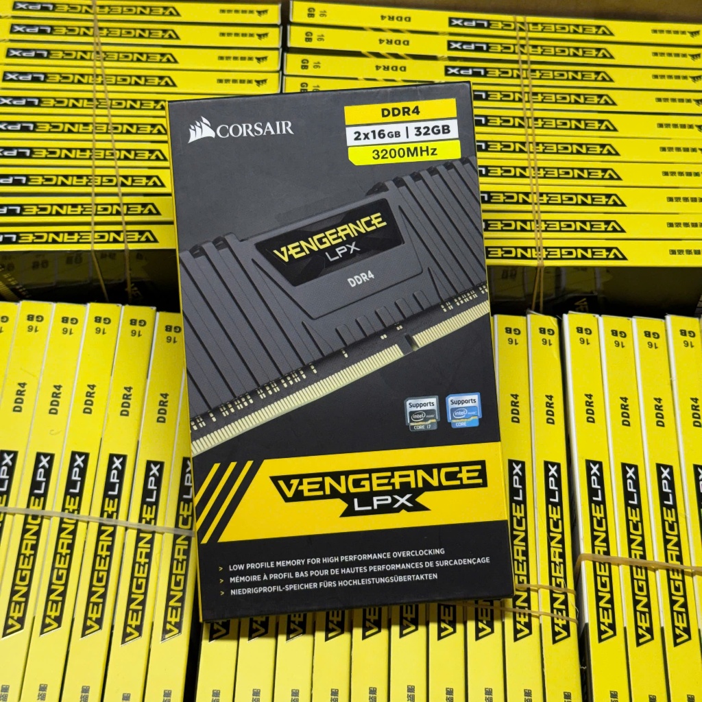 RAM CORSAIR VENGEANCE LPX 16GB BUSS 3200 DDR4 - HỖ TRỢ CPU INTEL & AMD