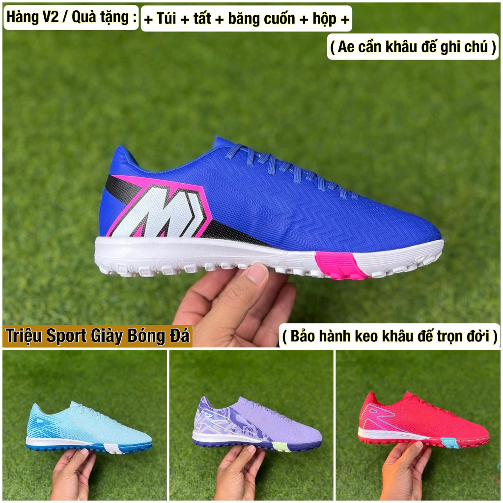 giày đá bóng mơ va bồ 16 aca TF V2 ( AE khâu đế nhớ ghi chú nha )