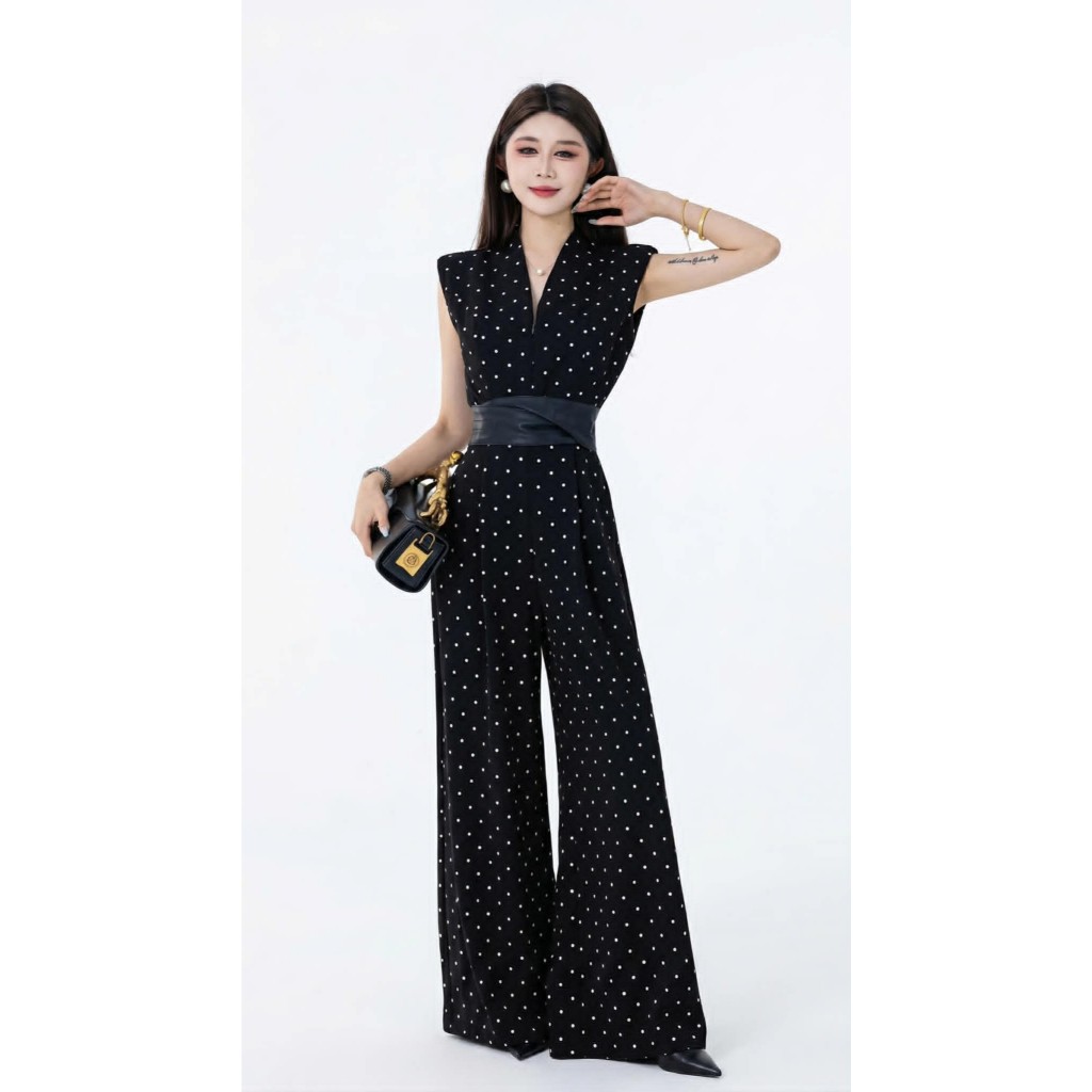 Jum chấm bi chờm tay đai da Eris Eclipse Clothing