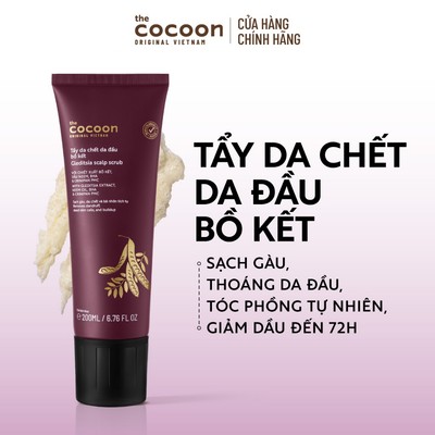 Tẩy da chết da đầu bồ kết Cocoon 200ml