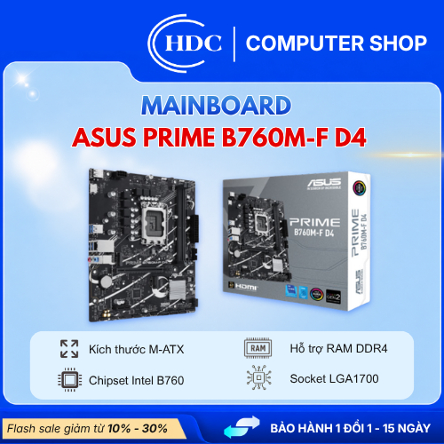 MAINBOARD ASUS PRIME B760M-F D4