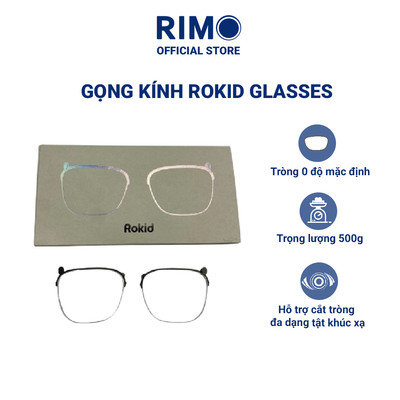 Gọng kính Rokid Glasses tròng kính nam châm thay kính cận