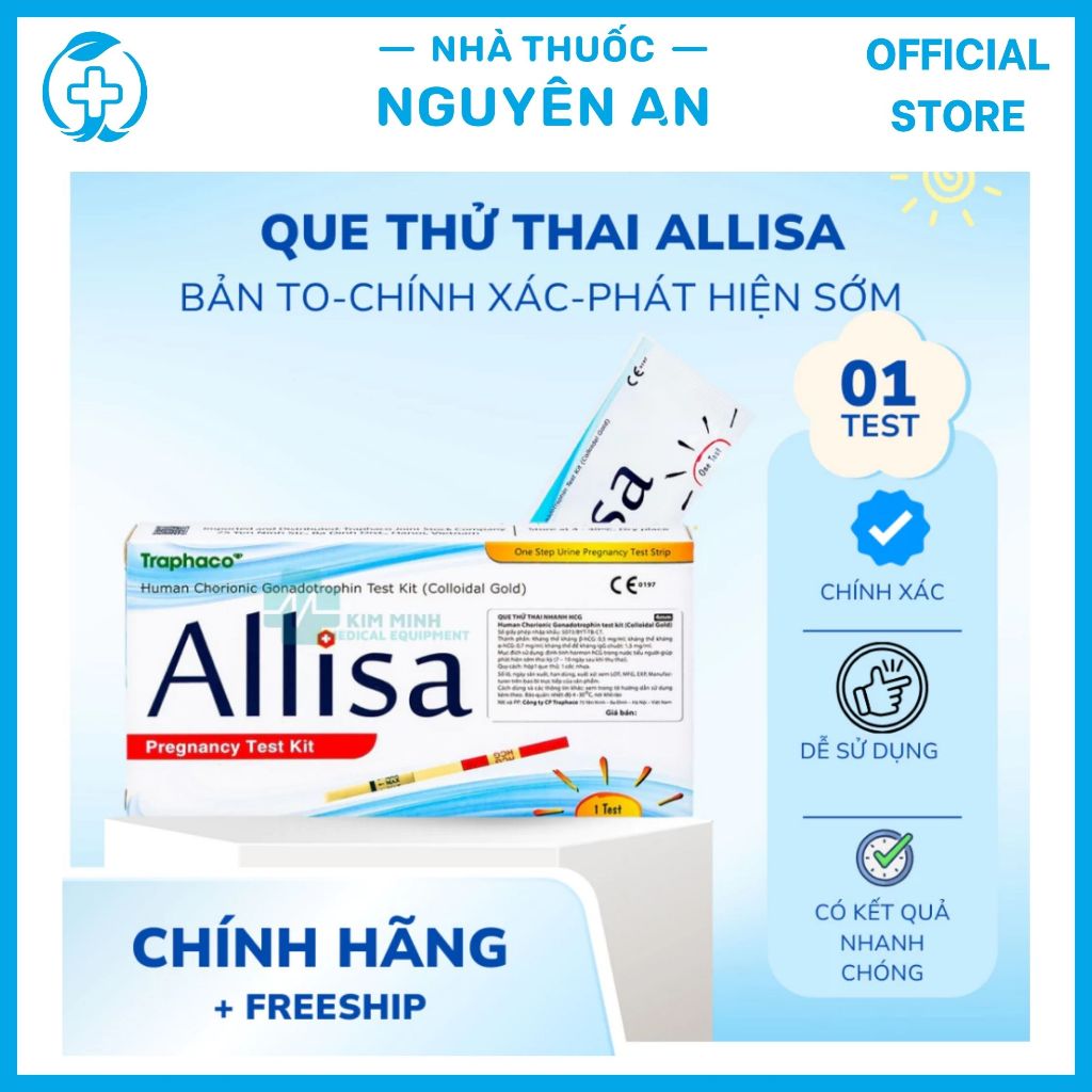 Que thử thai Allisa
