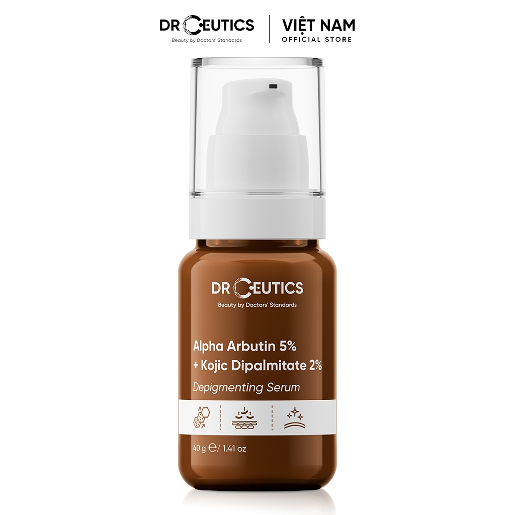 [Chính hãng]DrCeutics Phiên Bản Nâng Cấp Serum Alpha Arbutin 5% + Kojic Dipalmitate 2% Làm Sáng Da M
