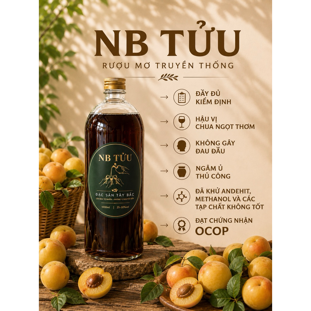 Mơ Má Đào Ngâm Thủ Công