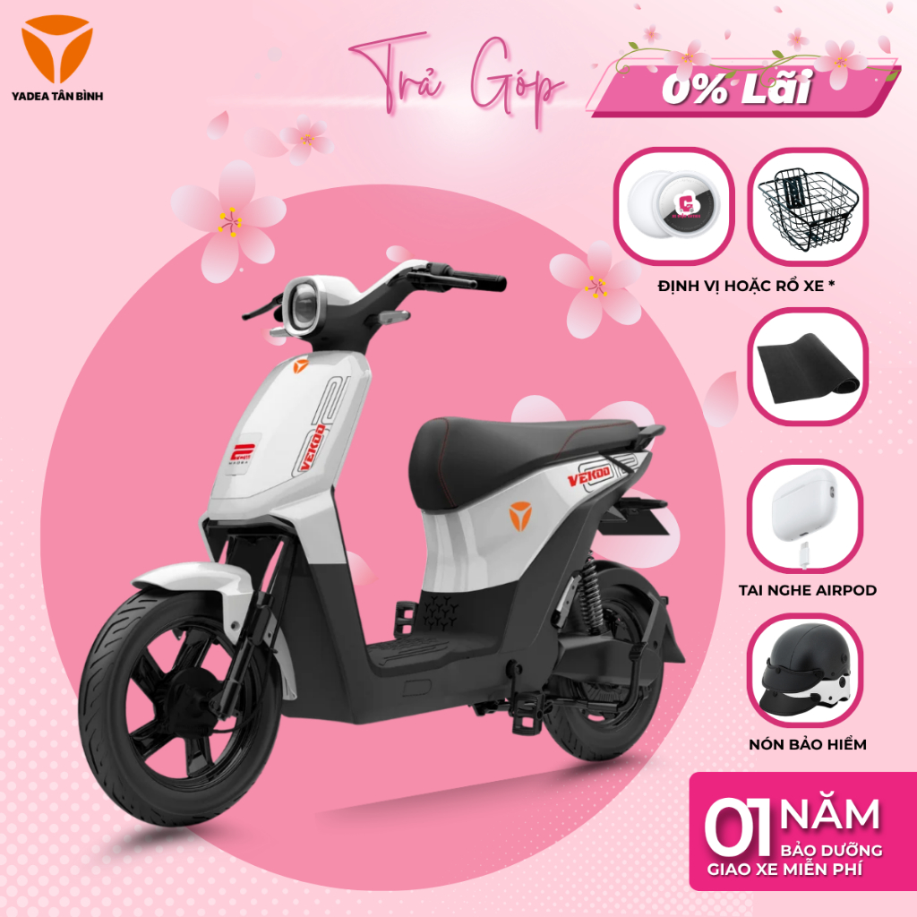 Xe điện YADEA VEKOO - Kết Hợp Tính Năng Thông Minh - Xe Điện Cutiee