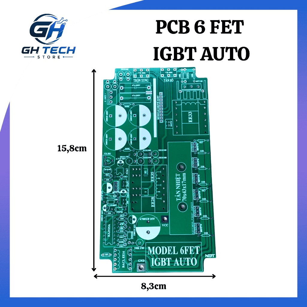 PCB  6 FET IGBT AUTO - GH TECH STORE