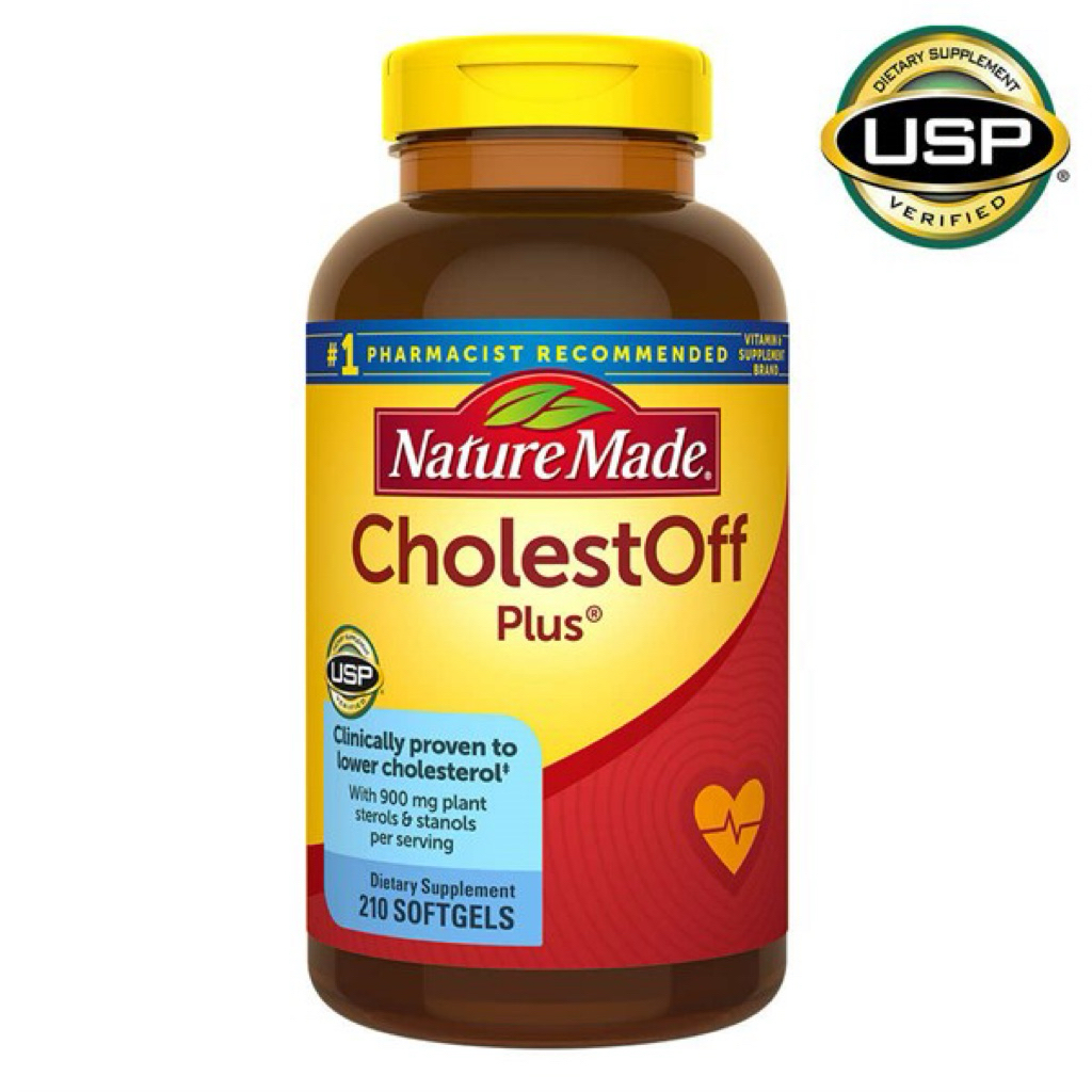 Viên uống giảm cholesterol Nature Made Cholest Off Plus 450mg 210 viên