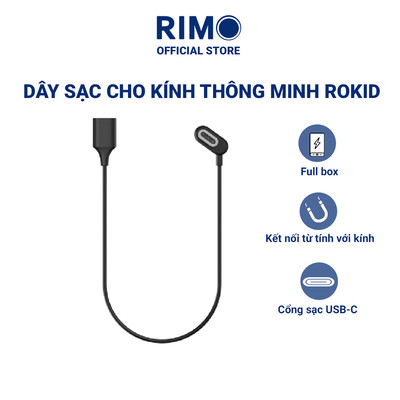 Dây sạc cho kính đeo mắt thông minh Rokid glasses