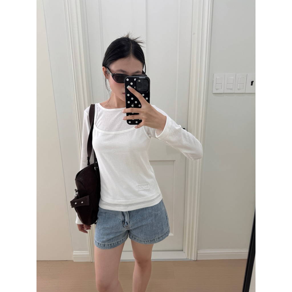 Quần Short Jean cạp thấp - Aufra studio