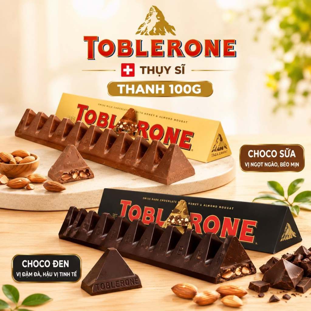 Socola Toblerone Thụy Sĩ 100G