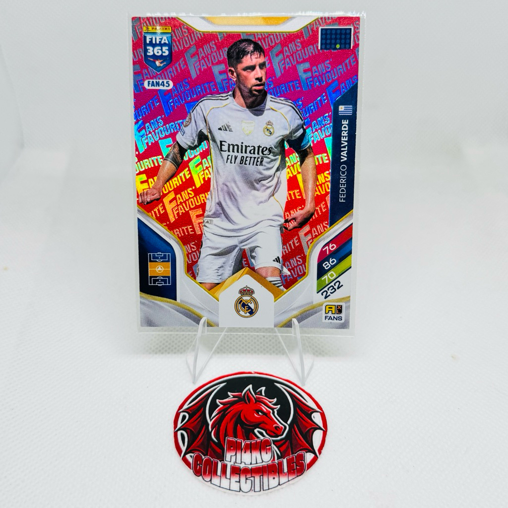 [RARE] Thẻ bóng đá Real Madrid Panini Fan Favourite Panini FIFA 365 Adrenalyn XL 2025/26