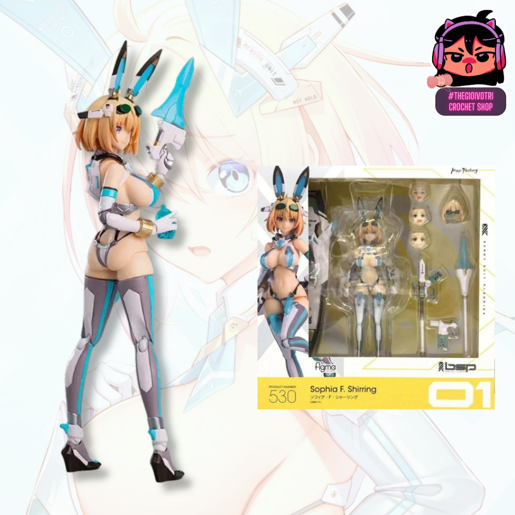 FIGMA 530 (AUTHENTIC) HIGH QUALITY ACTION FIGURE "SOPHIA F. SHIRRING - BUNNY SUIT PLAINNING" (2ND - 