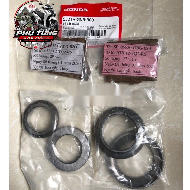 Chén cổ xe Honda/ bộ bát phốt cổ (5321AGN5900) Honda DH