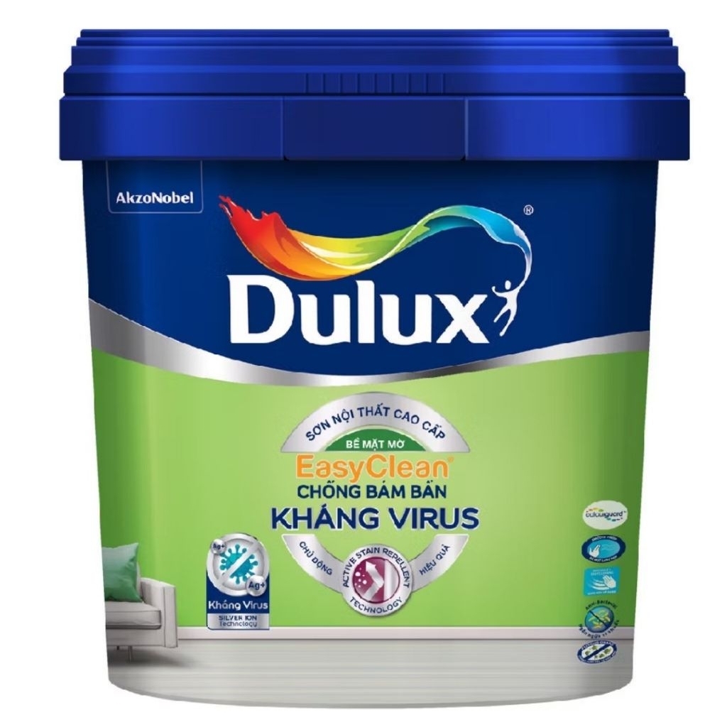 Dulux Easy Clean chống bám bẩn & kháng virus