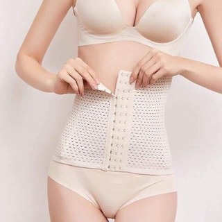 Gen( Đai) nịt bụng dán định hình eo thon, giảm mỡ với 2 màu đen và da dùng cho cả nam và nữ