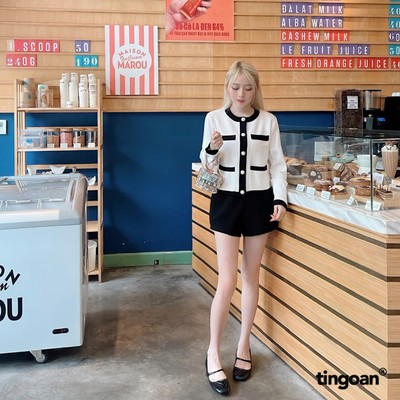 TINGOAN® X KOL - Áo dệt kim len xù cardigan 4 túi JENNIFER CARDIGAN