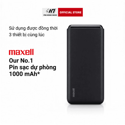 Pin Sạc Dự Phòng Maxell 10000mAh 37Wh Semi-Solid-State Power Bank