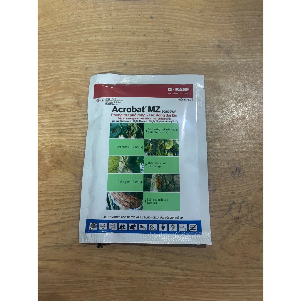 ACROBAT MZ 90/600wp gói 100gr - Phòng trừ phổ rộng, tác động dài lâu