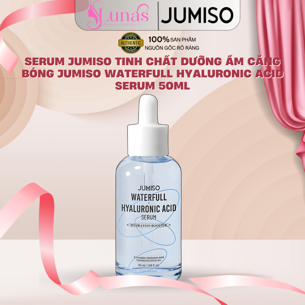 Serum Jumiso Tinh Chất Dưỡng Ẩm Căng Bóng Jumiso Waterfull Hyaluronic Acid Serum 50ml
